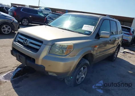 2006 Honda Pilot Ex-L из США, поврежденный, VIN 5FNYF28586B018852